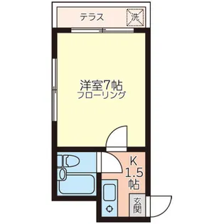 コーポ笹森【3階】の間取り