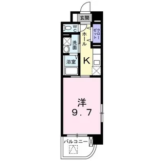 エムウッド グラーツィア【3階】の間取り