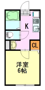 メゾンドジュネス大森台【1階】の間取り