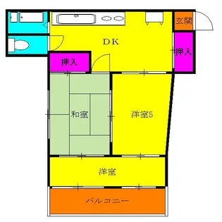 奥山ビル【4階】の間取り