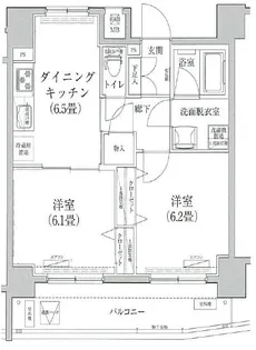 ティモーネ 押上トゥーレ【7階】の間取り
