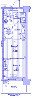 ガーラ・アヴェニュー元住吉【3階】の間取り
