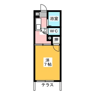 センチュリーハイツ【1階】の間取り