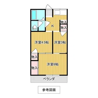 クレッシェンド【2階】の間取り