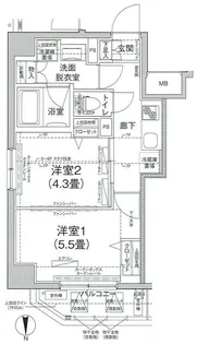 ティモーネグランデ田端【3階】の間取り