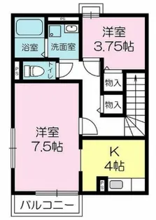 セジュールN【2階】の間取り