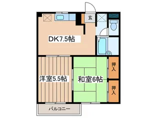 サクヤパレス唐木田【3階】の間取り