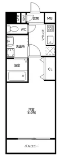 シンフォニア美野島【2階】の間取り
