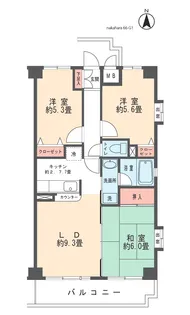 スペランツァ元住吉【2階】の間取り