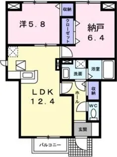 フェリスグラシア【2階】の間取り