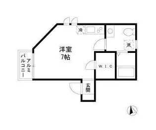 メゾンミツハシ【2階】の間取り