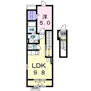 ミルト【2階】の間取り