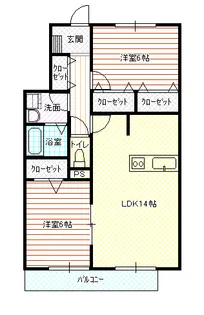 ソシア本荘【2階】の間取り