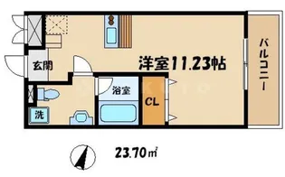 シャトーアスティナ京橋アルト【3階】の間取り