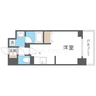 KDXレジデンス難波南【9階】の間取り