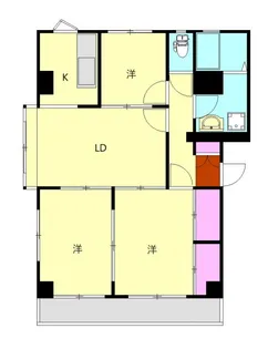 マンションクリタ【1階】の間取り