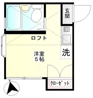 ピュアハウス鶴ヶ峰3番館【2階】の間取り