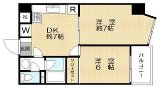 鶯谷タウンプラザ【7階】の間取り
