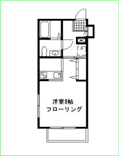 ル・ソレイユ【2階】の間取り