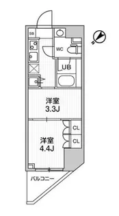ARKMARK巣鴨STA【6階】の間取り
