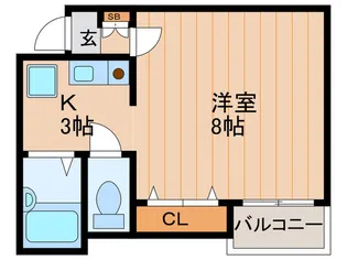 エクセル原口【2階】の間取り