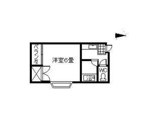 コーポフクダ【1階】の間取り