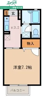 セゾン タケヒサ【2階】の間取り