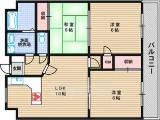 ミアフォレスタ【5階】の間取り
