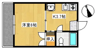 サンシャイン五日市【3階】の間取り