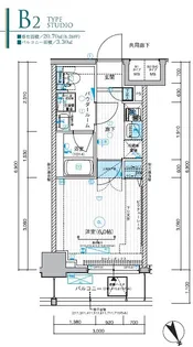 メインステージ川口WEST【6階】の間取り