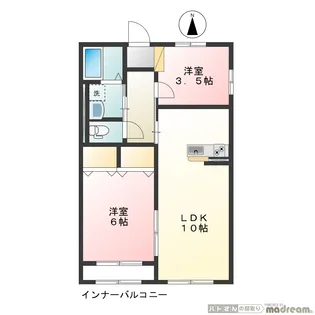 ガーデンヒルズ【1階】の間取り