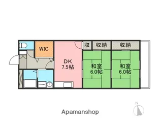 セブンハイツ【2階】の間取り