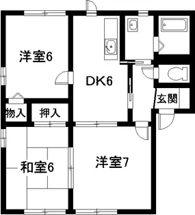 愛知県半田市板山町4【アパート】の間取り