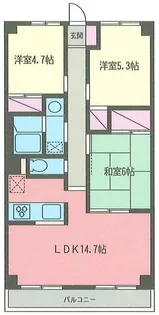 パインヒルズ【2階】の間取り