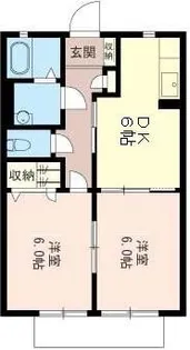 SUBARUII号館【1階】の間取り
