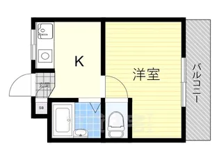 御殿山壱番館【2階】の間取り