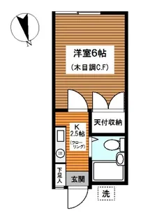 白尾ハイツ【2階】の間取り