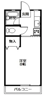 MKハイツ(郷ケ丘2丁目)【1階】の間取り