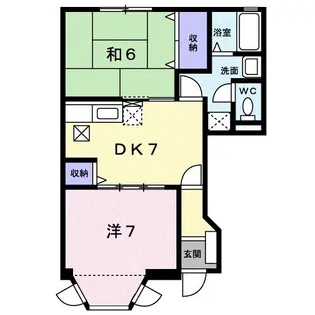 エム・ボヌールA【1階】の間取り