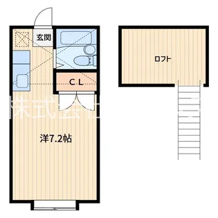 エステートルーム神藤【2階】の間取り