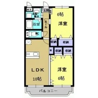 Y&Mマンションドリーム【3階】の間取り