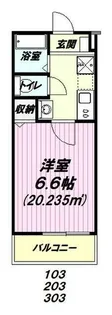 ベラヴィスタ春日部【3階】の間取り