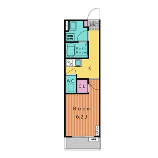 CENTER VILLAGE【1階】の間取り