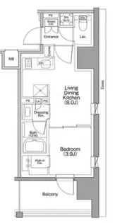 ザ・パークハビオ行徳駅前【5階】の間取り