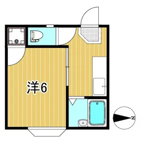 ハイツR&Y A【2階】の間取り