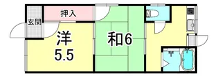 マーレ塩屋【1階】の間取り