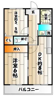 コーレジアス須磨【5階】の間取り