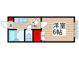 サマックスタカサゴ【1階】の間取り