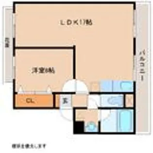 マリベール王ノ瀬【1階】の間取り