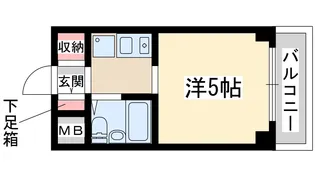 グリーンハイツ2【1階】の間取り